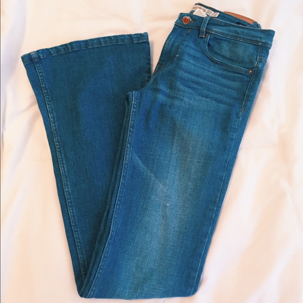 Zara vintage-style flare jeans